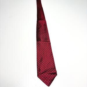 Brooks Brothers 346 Red Silk Grid, Dot Tie